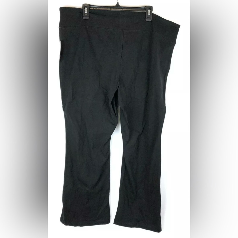 Jockey Women’s Black Slim Fit Bootcut Activewear Pants Plus Size 2X